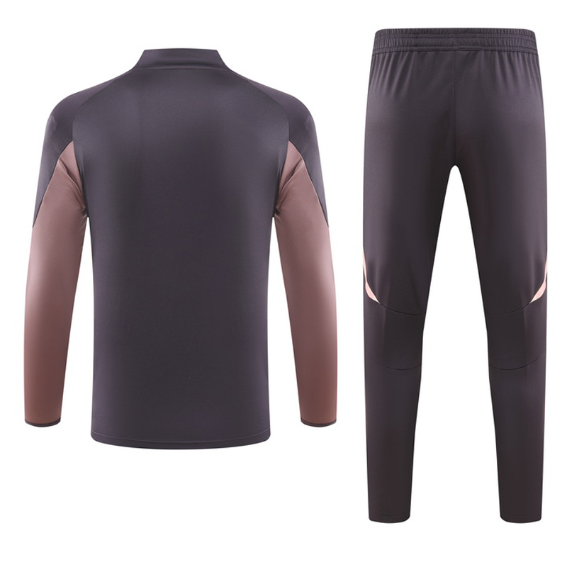 24-25 ARS Brown Kids Half Pull Tracksuit (童装)(半拉链)