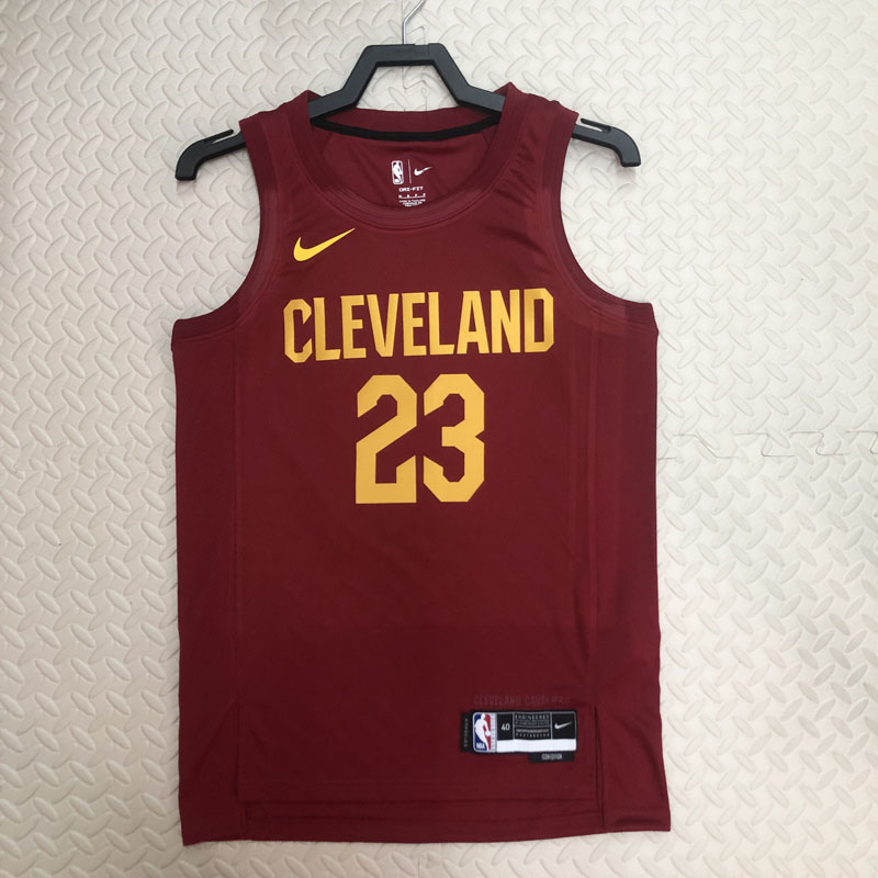 22-23 Cleveland Cavaliers JAMES #23 Red Top Qua...