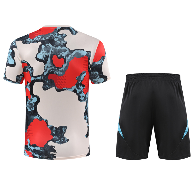 25-26 Bayern Khaki Training Short Suit