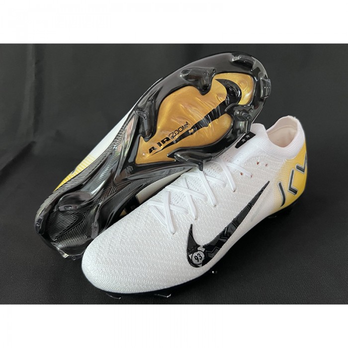 Air Zoom Mercurial Vapor XV Elite SG Soccer Shoes-White/Black