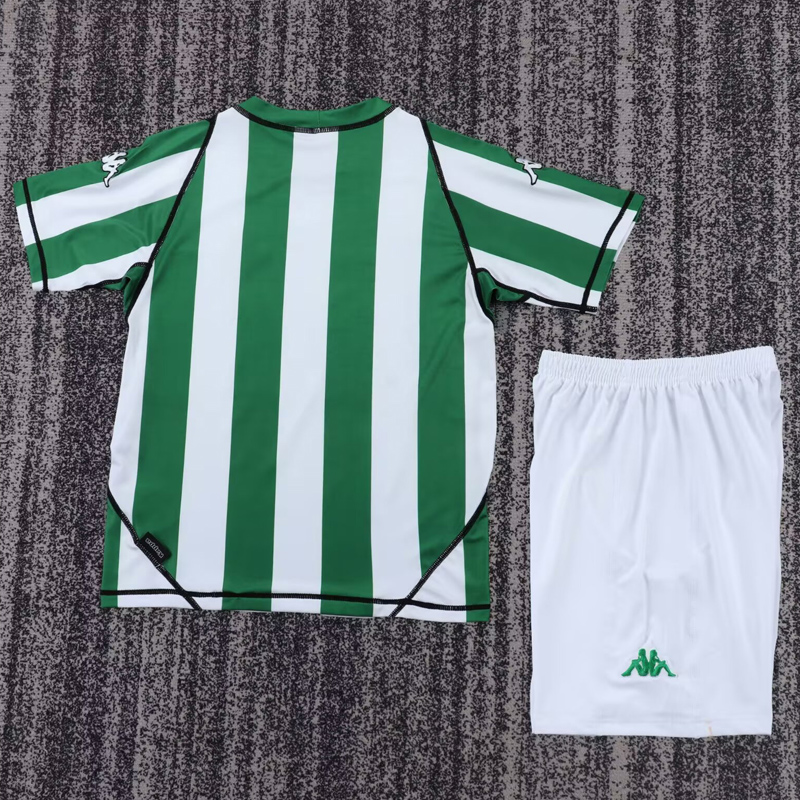 2003-2004 Real Betis Home Kids Retro Soccer Jersey