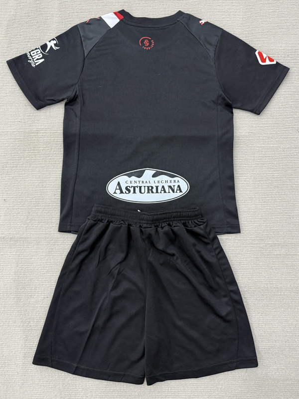 25-26 Gijon Away Kids Soccer Jersey