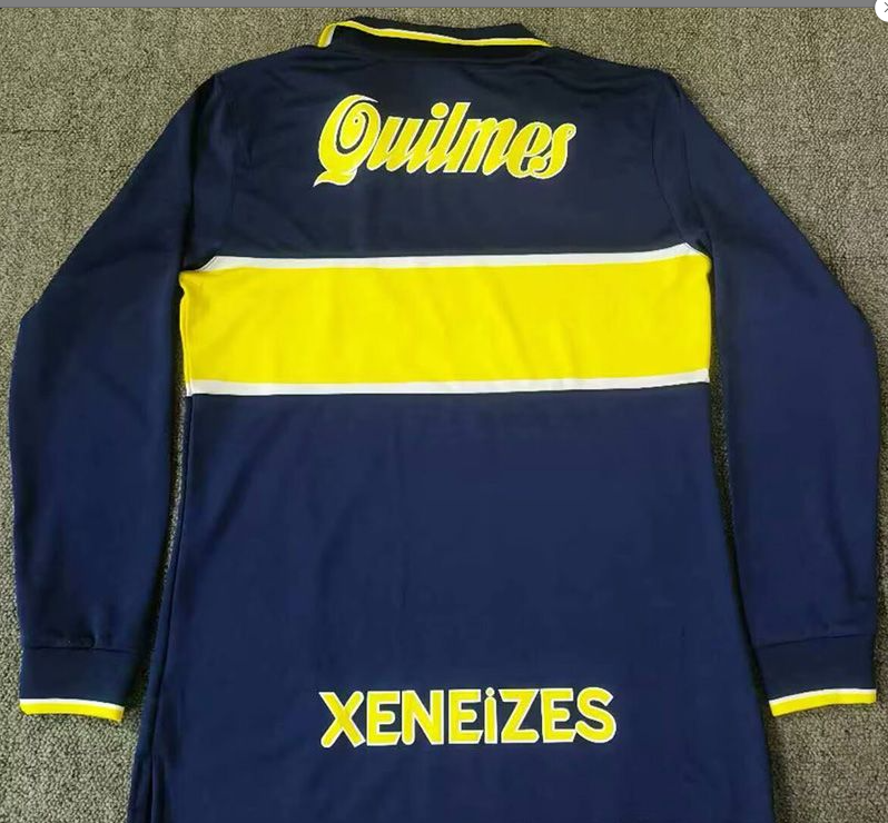 1996-1997 Boca Home Long Sleeve Retro Soccer Jersey (长袖)