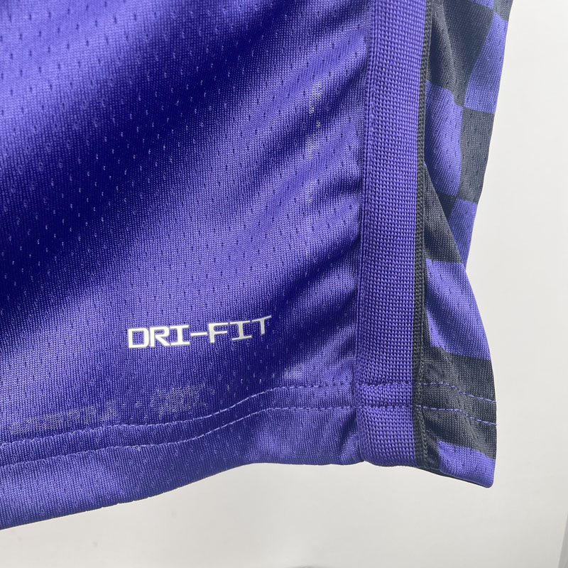 23-24 Kings SABONIS #10 Purple Top Quality Hot ...