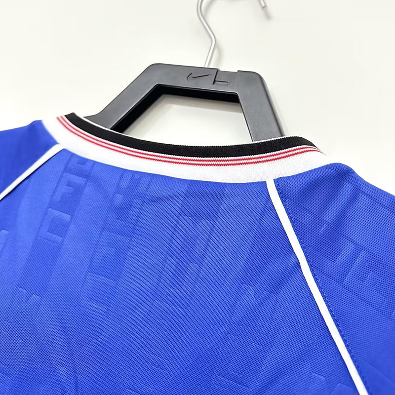 1988-1990 Man Utd Away Blue Retro Soccer Jersey
