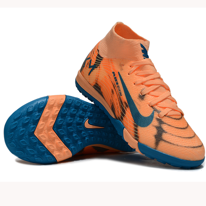 Air Zoom Mercurial Vapor XV Elite TF Soccer Shoes-Orange/Blue