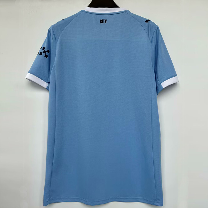 25-26 Man City Home 1:1 Fans Soccer Jersey
