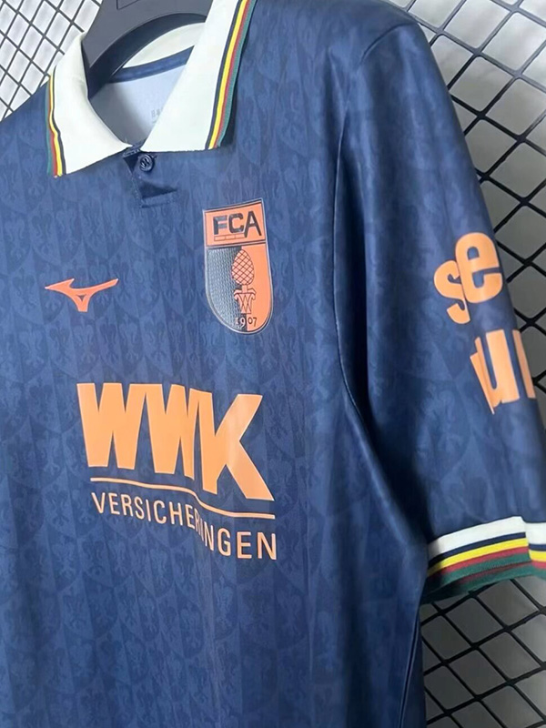 25-26 Augsburg FC Navy blue Special Edition Fans Soccer Jersey