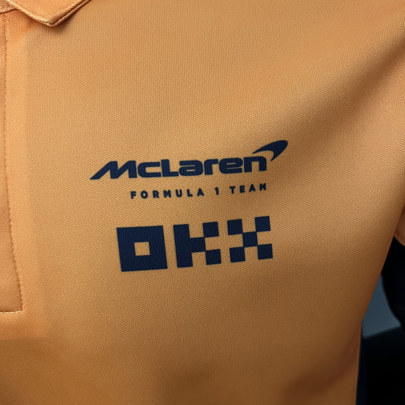 2023 F1 McLaren Yellow Polo Racing Suit(有领)