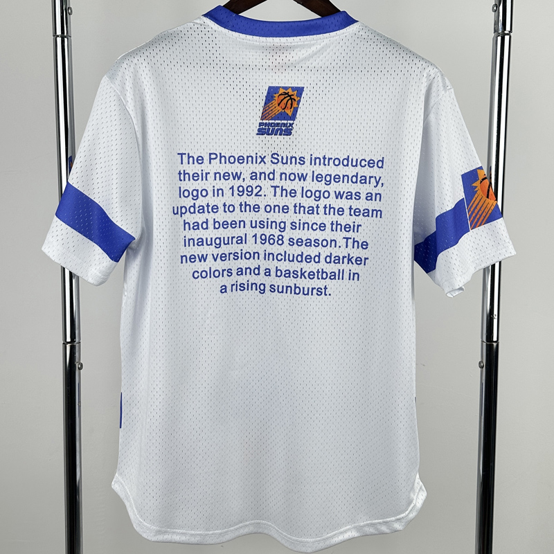 2026 SUNS White Retro High Quality Casual T-Shirt #MN