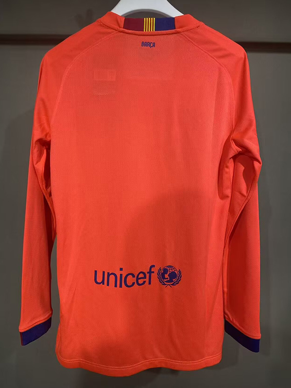 2014-2015 BAR Away Player Version 长袖球员 Long Sleeve Retro Soccer Jersey