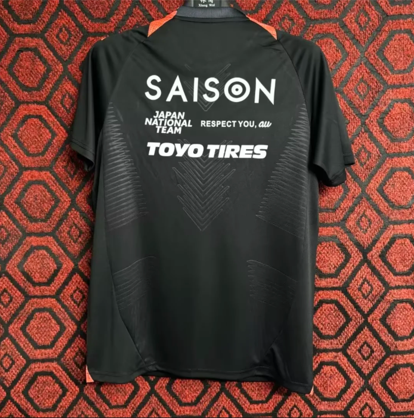 24-25 Japan Black Training Shirts