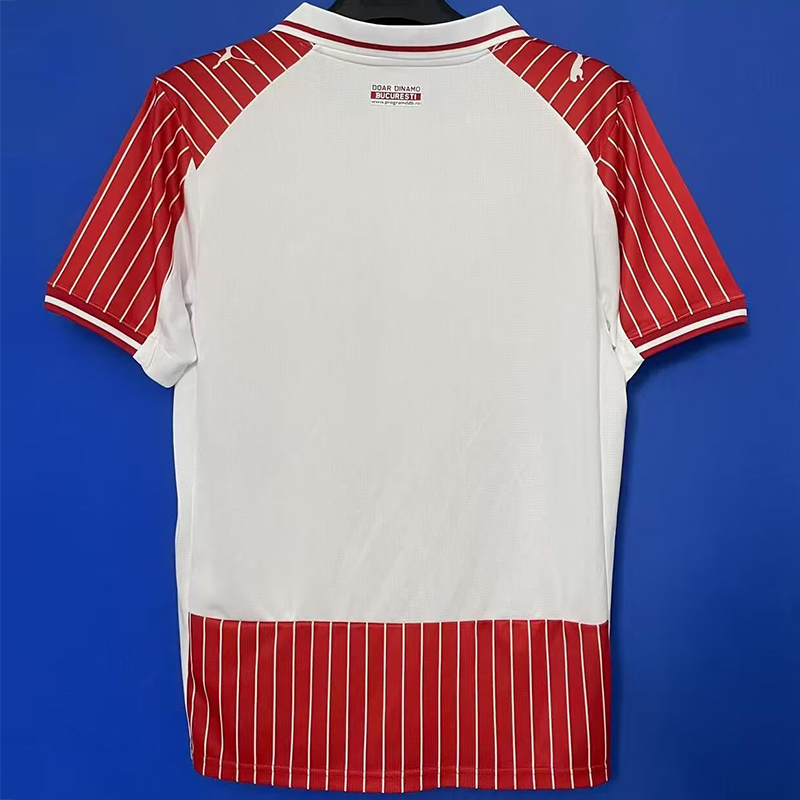 25-26 Dinamo București Home Fans Soccer Jersey (布加勒迪纳摩)