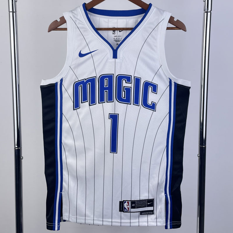 22-23 Magic McGRADY #1 White Top Quality Hot Pr...