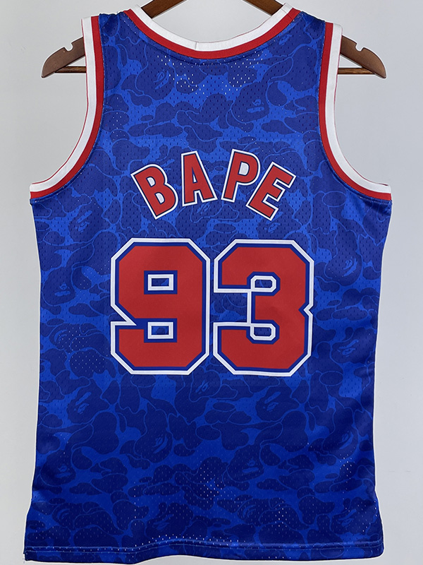 2023 NETS & BAPE #93 Blue Top Quality Hot Press...
