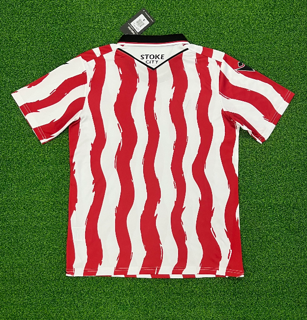 25-26 Stoke City Home Fans Soccer Jersey