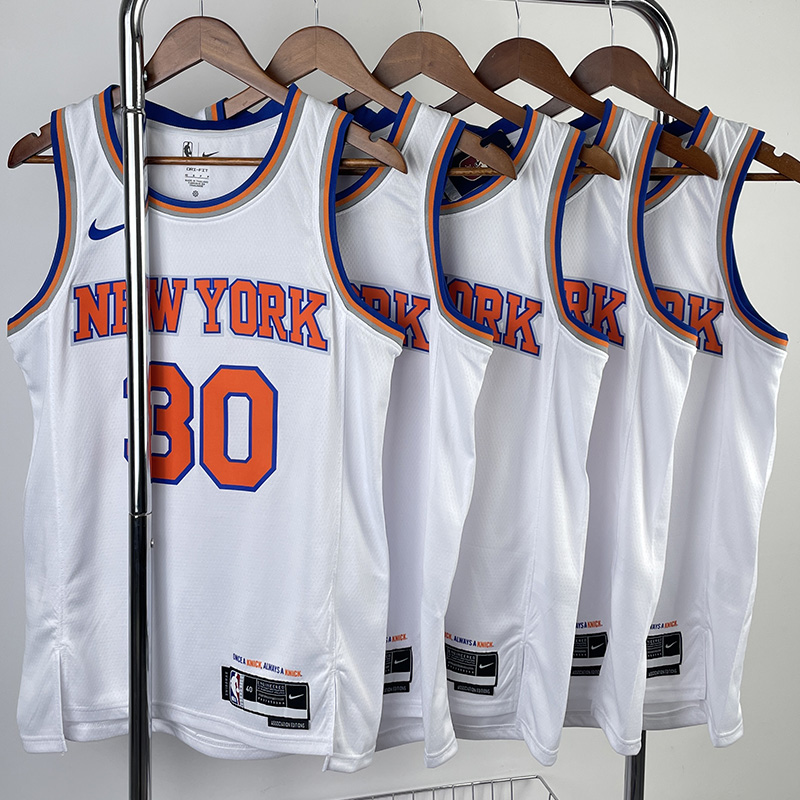22-23 KNICKS ANTHONY #7 White Top Quality Hot P...