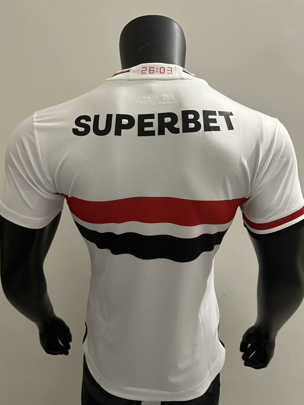 25-26 Sao Paulo Home Player Version Soccer Jersey
