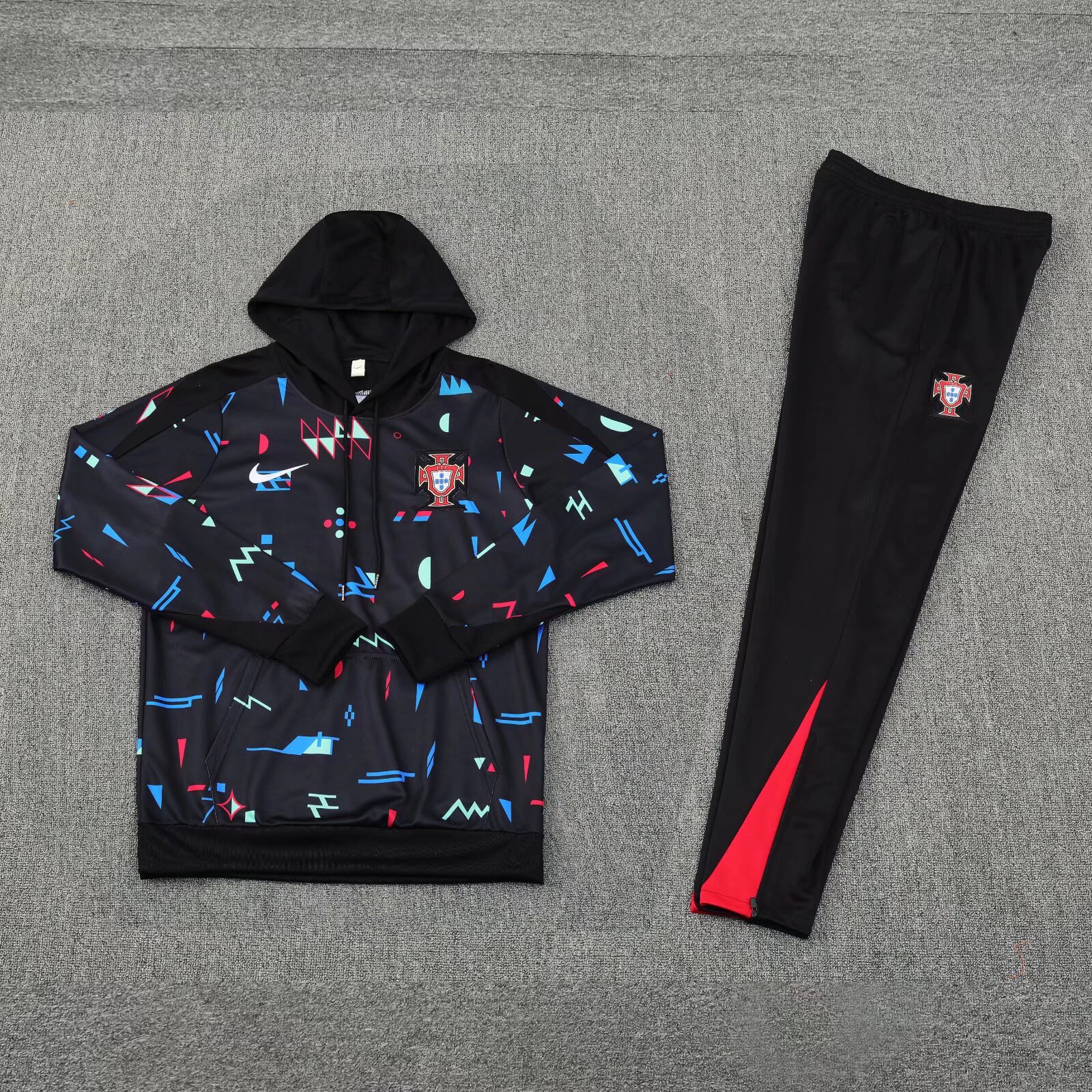 24-25 Portugal Black hat Tracksuit