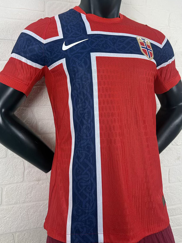 26-27 Norway Red Player Version Soccer Jersey