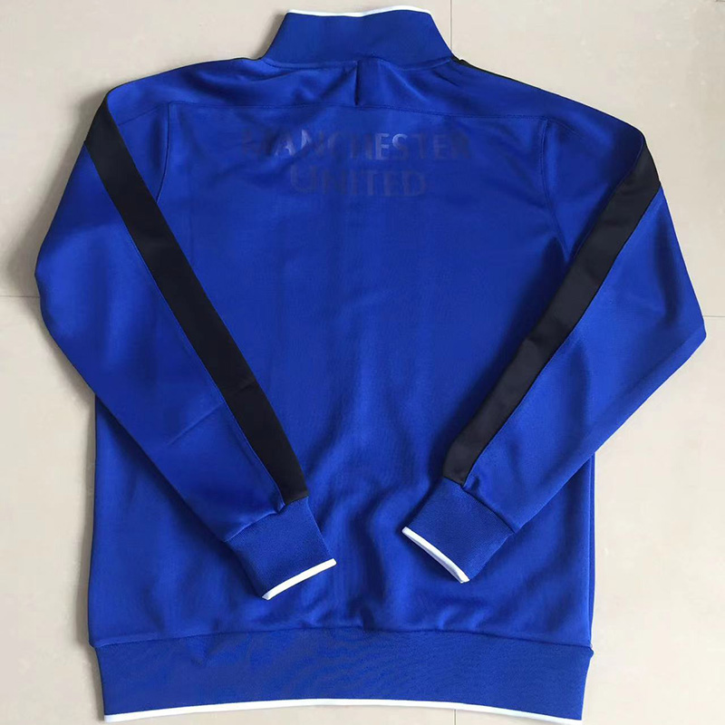 2010 Man Utd Blue Retro Jacket 单夹克