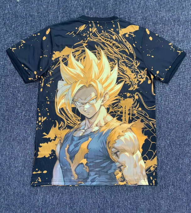 24-25 Japan﻿ Super Saiyan Yellow Fans Soccer Jersey