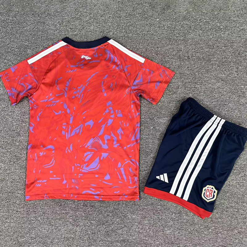 26-27 Costa Rica Home Kids Soccer Jersey