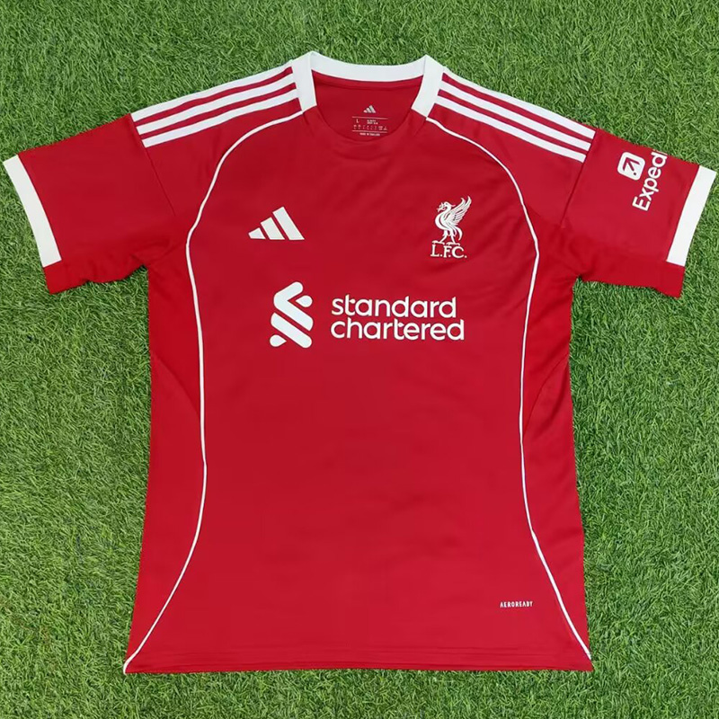 25-26 LIV Home Print CHAMPIONS # 20 Fans Soccer Jersey