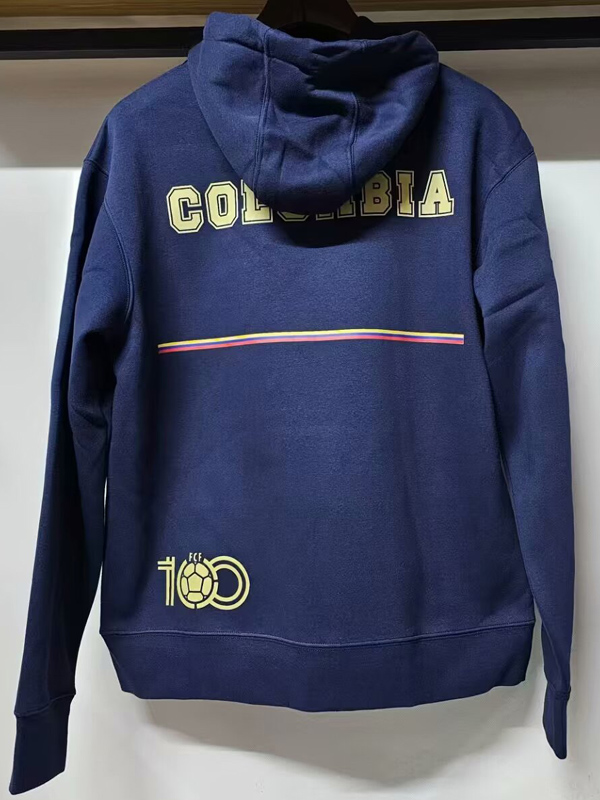24-25 Colombia 100th Anniversary Royal blue Hoody 宝蓝色(加绒)