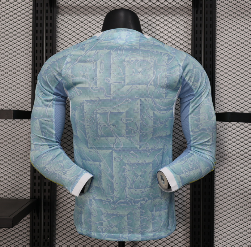 25-26 JUV Away Long Sleeve Player Version Soccer Jersey (长袖球员)