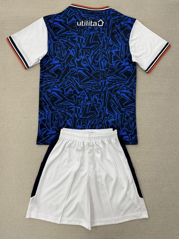 25-26 Luton Town Away Kids Soccer Jersey