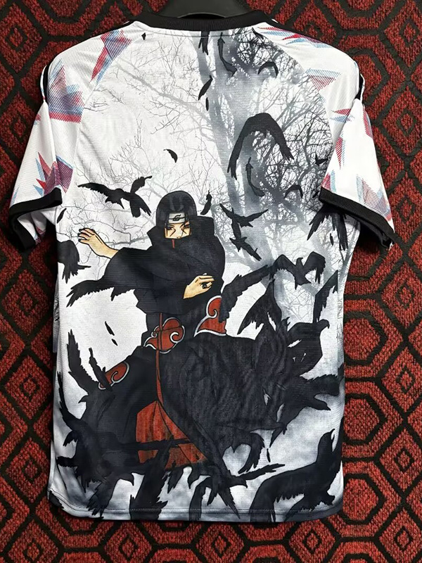 2024 Japan White Black Special Edition Fans Soccer Jersey *忍者宇智波