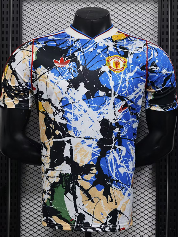26-27 Man Utd Blue Joint Edition  Player Version Training shirts