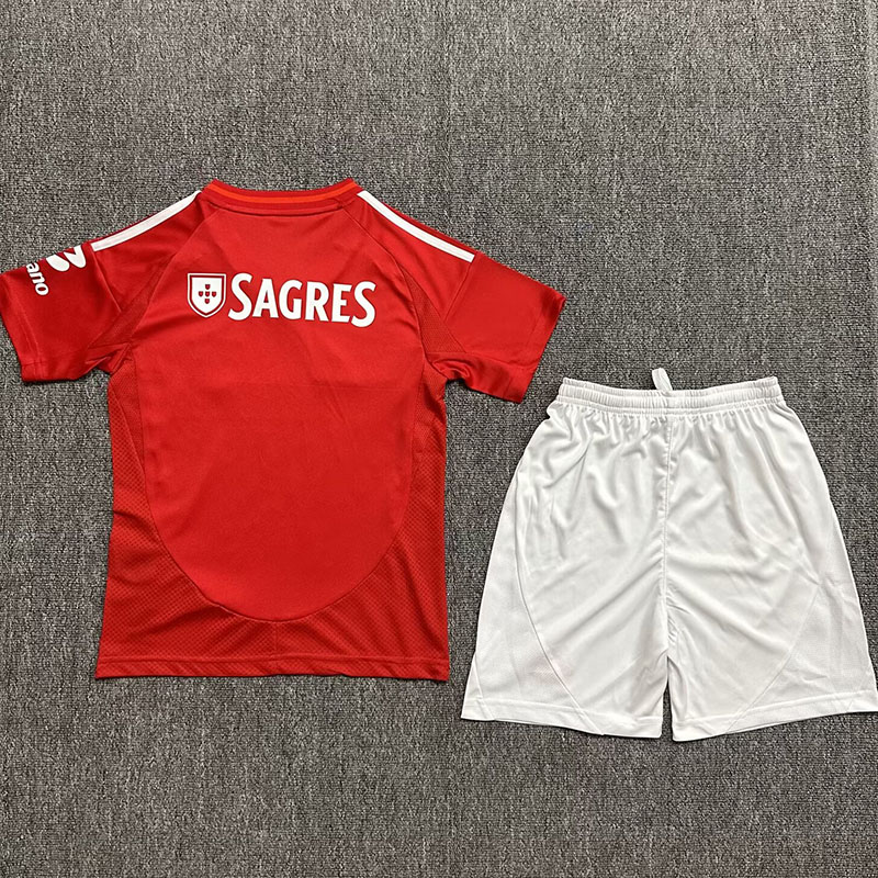 24-25 Benfica Home Kids Soccer Jersey