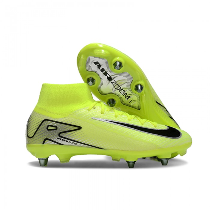 Air Zoom Mercurial Superfly 16 Elite XXV SG Soccer Shoes-Green/Black