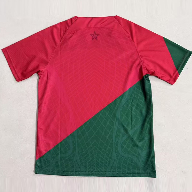 25-26 Morocco Red Green Special Edition Training shirts