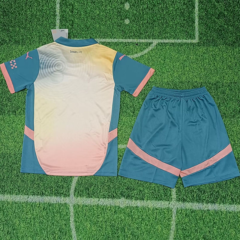 24-25 Man City Special Edition Kids Soccer Jersey