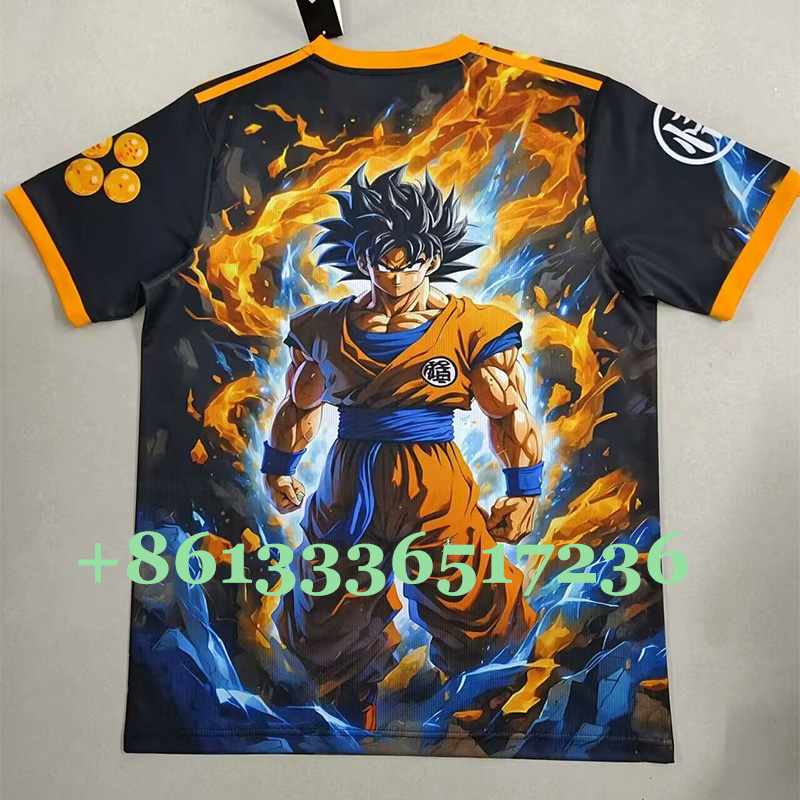 24-25 Japan Black Special Edition Fans Training Shirts *悟空黄