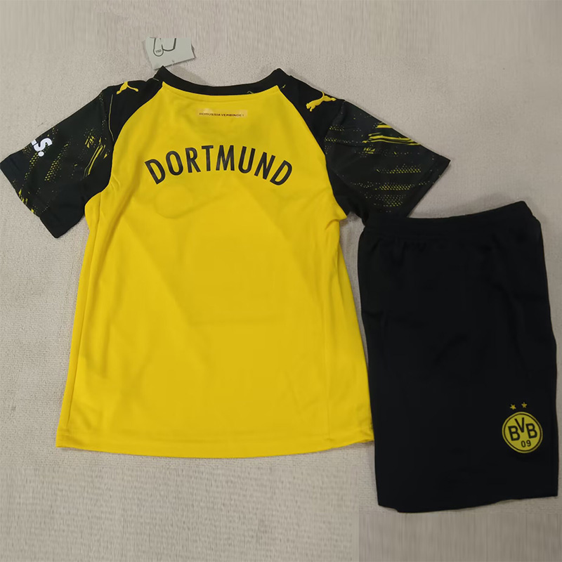 25-26 Dortmund Home Kids Soccer Jersey