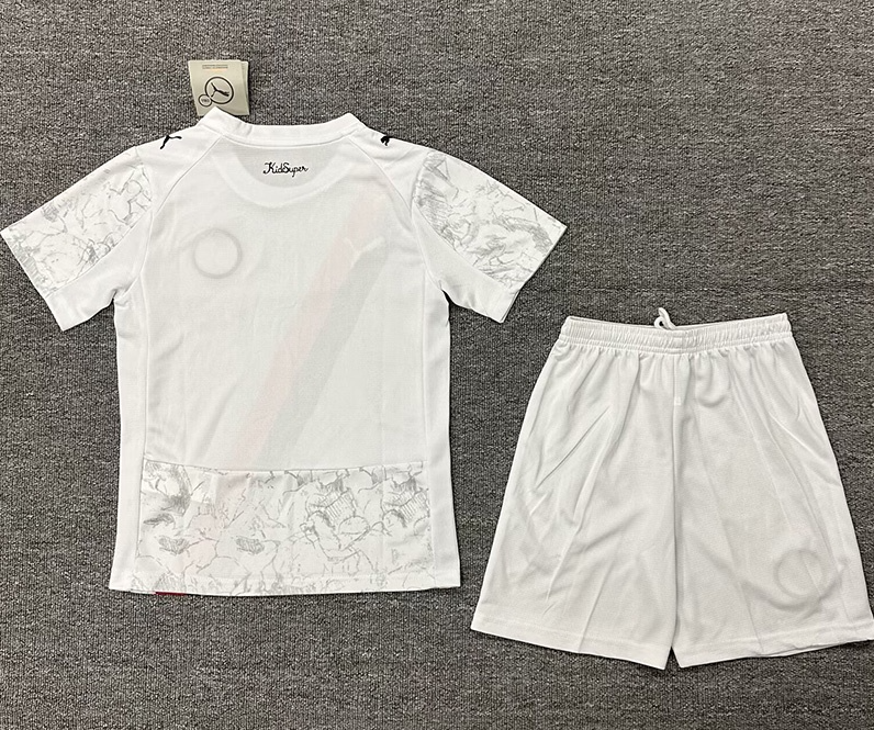 25-26 Man City Away Kids Soccer Jersey