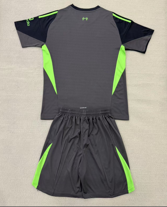 25-26 LIV Black GoalKeeper Kids Soccer Jersey