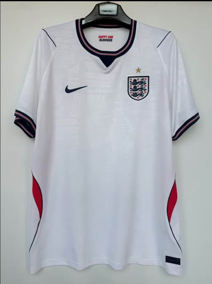 26-27 England Home Fans 1:1 Soccer Jersey