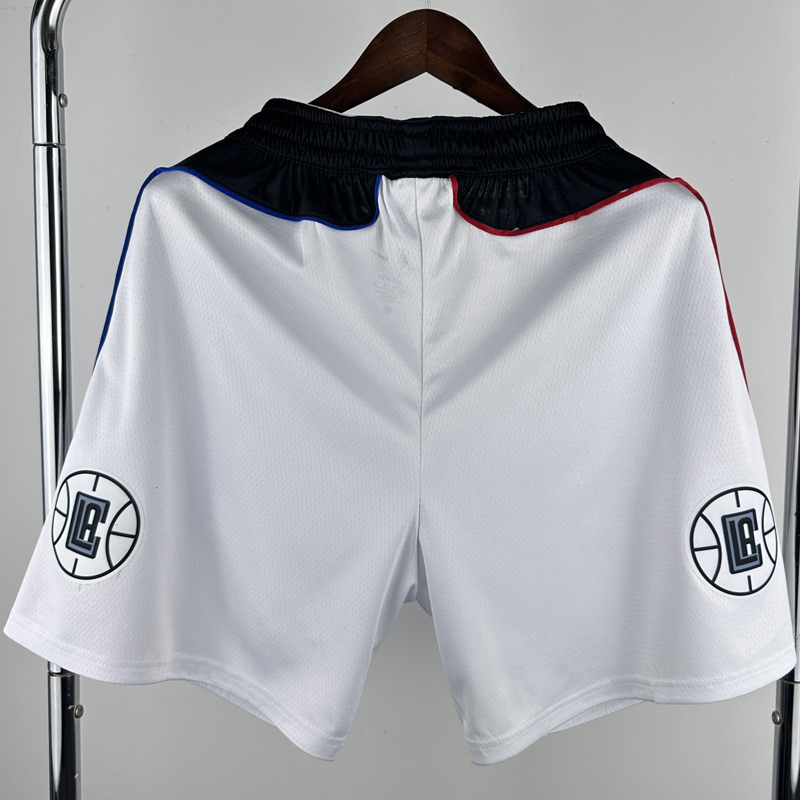 CLIPPERS Latin White City Edition Top Quality NBA Pants