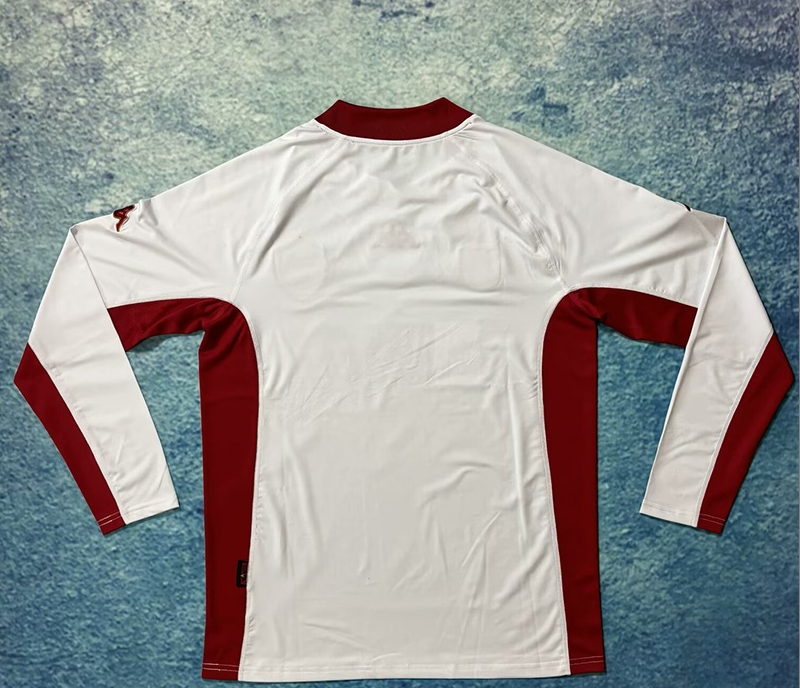 2001-2002 Roma Away Retro Long Sleeve Soccer Jersey (长袖)
