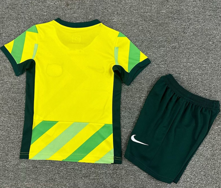 25-26 Australia Home Kids Soccer Jersey