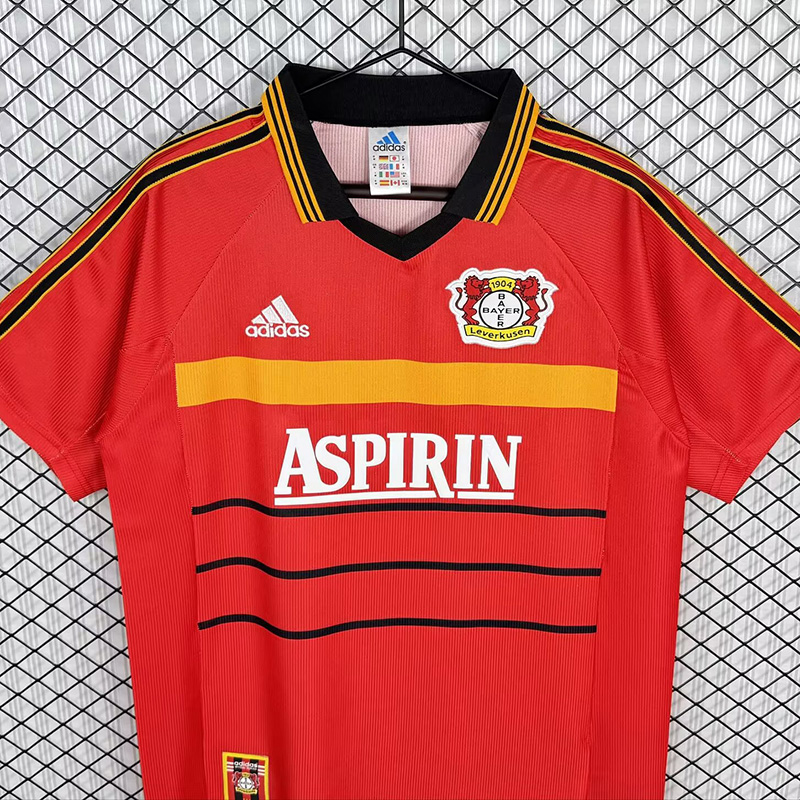1999-2000 LeverKusen Home Retro Soccer Jersey