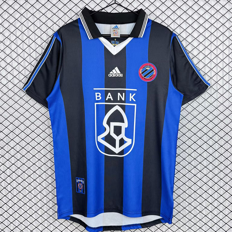 1998-1999 Bruges FC Home Retro Soccer Jersey