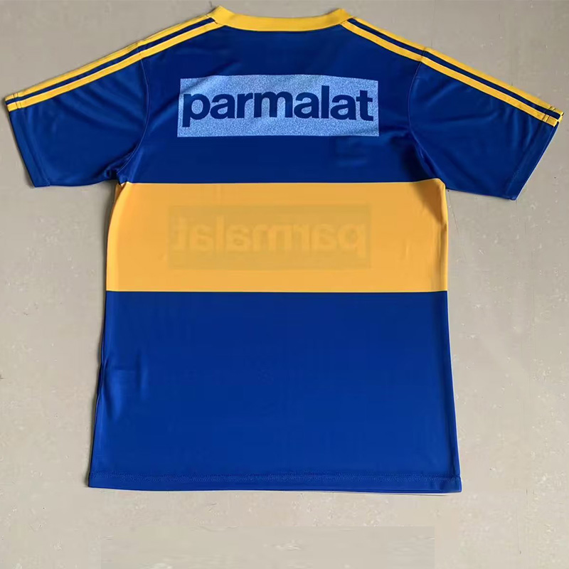1992 Boca Juniors Home Retro Soccer Jersey (背后带广告)