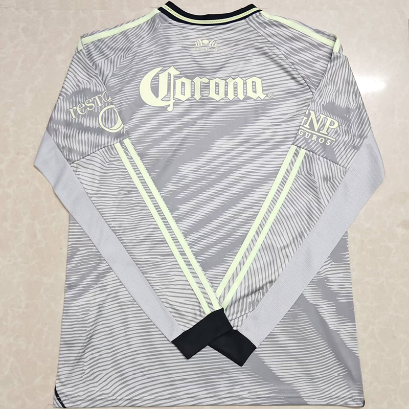 25-26 Club America Third Long Sleeve Soccer Jersey (长袖)