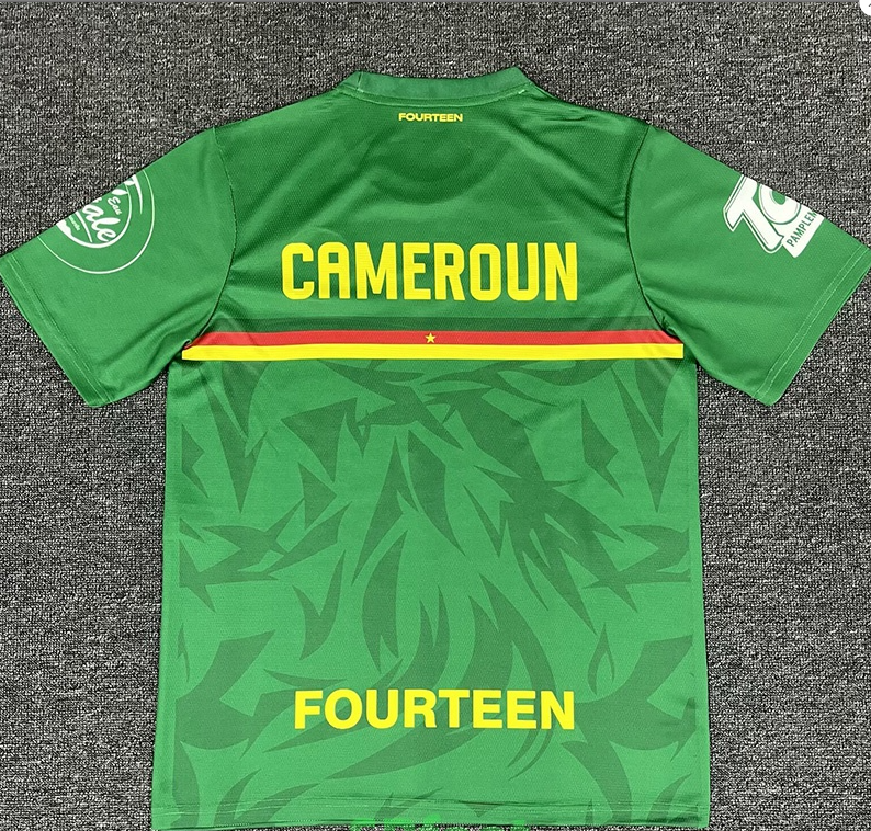 25-26 Cameroon Green Training shirts